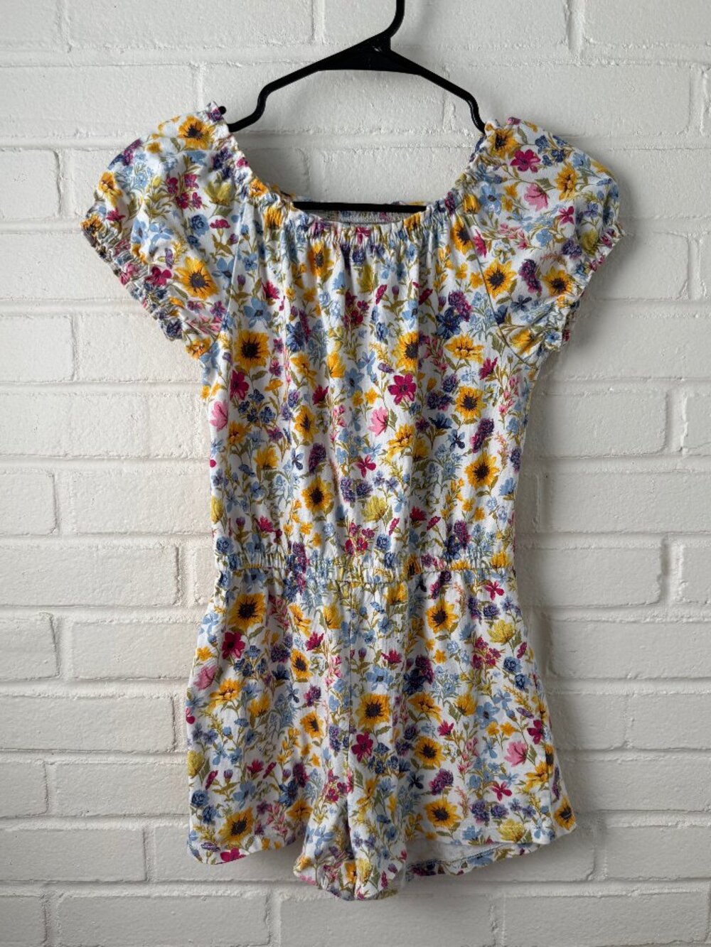 Old Navy | Girls Shorts Romper | Floral | Large 10-12